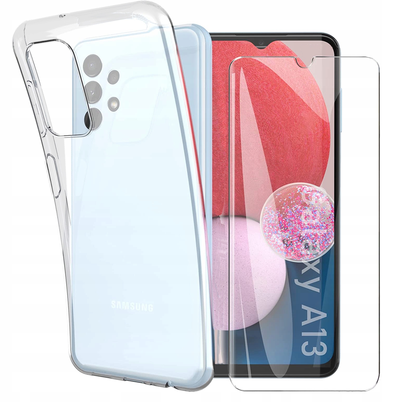 

Etui do Samsung Galaxy A13 4G Slim Case Szkło