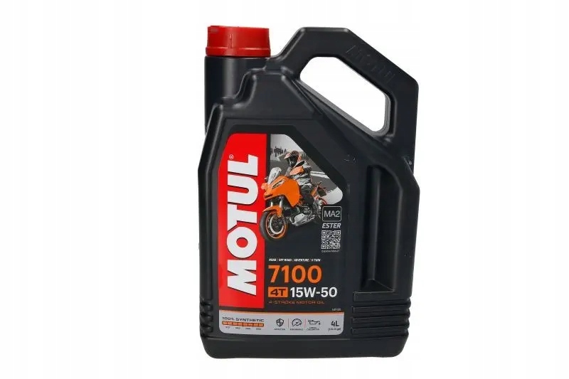 Olej pre motocyklové motory Motul 7100 Sae 15W50 4T 4L syntetický