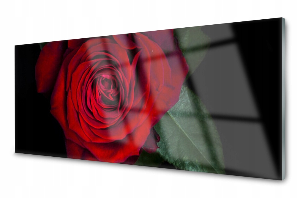 

Panel szklany do kuchni Dekor Róża 125x50