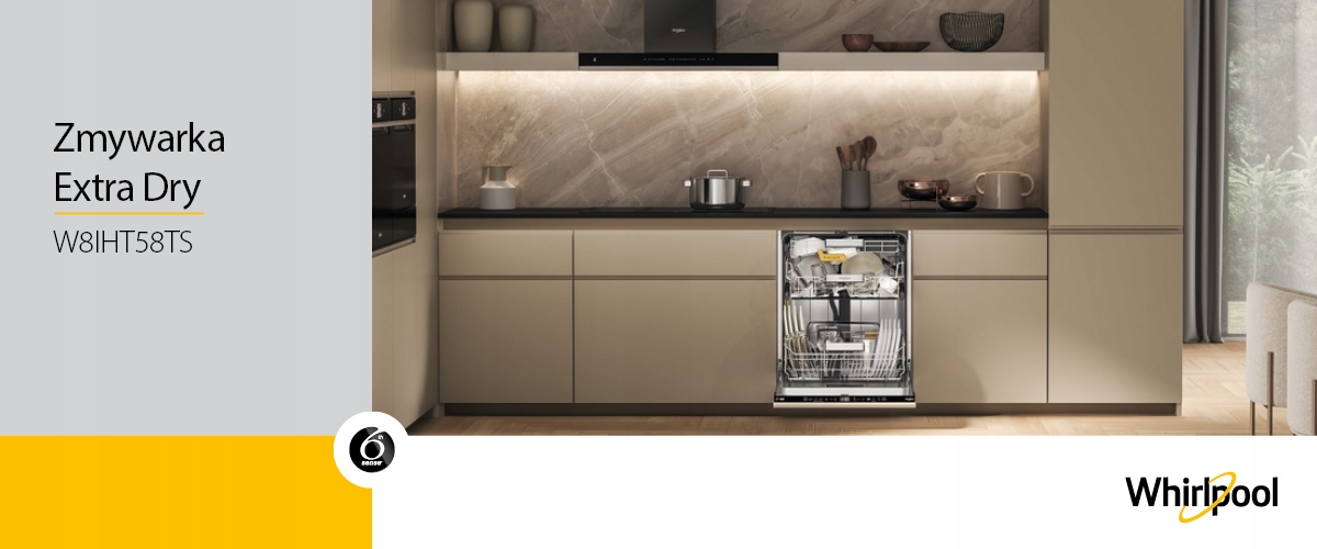 Zmywarka Whirlpool W8I HT58 TS Maxi Space 14kpl 3 kosz 60cm Zmywarka Whirlpool W8I HT58 TS Maxi Space 14kpl 3 kosz 60cm