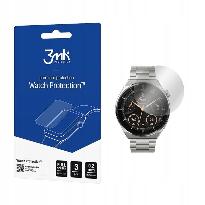 

3MK Arc Folia do Huawei Watch Gt 3 GT3 Pro 46mm