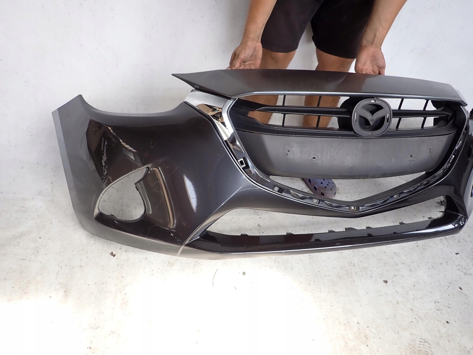 MAZDA 2 III 14-19 bumper front front