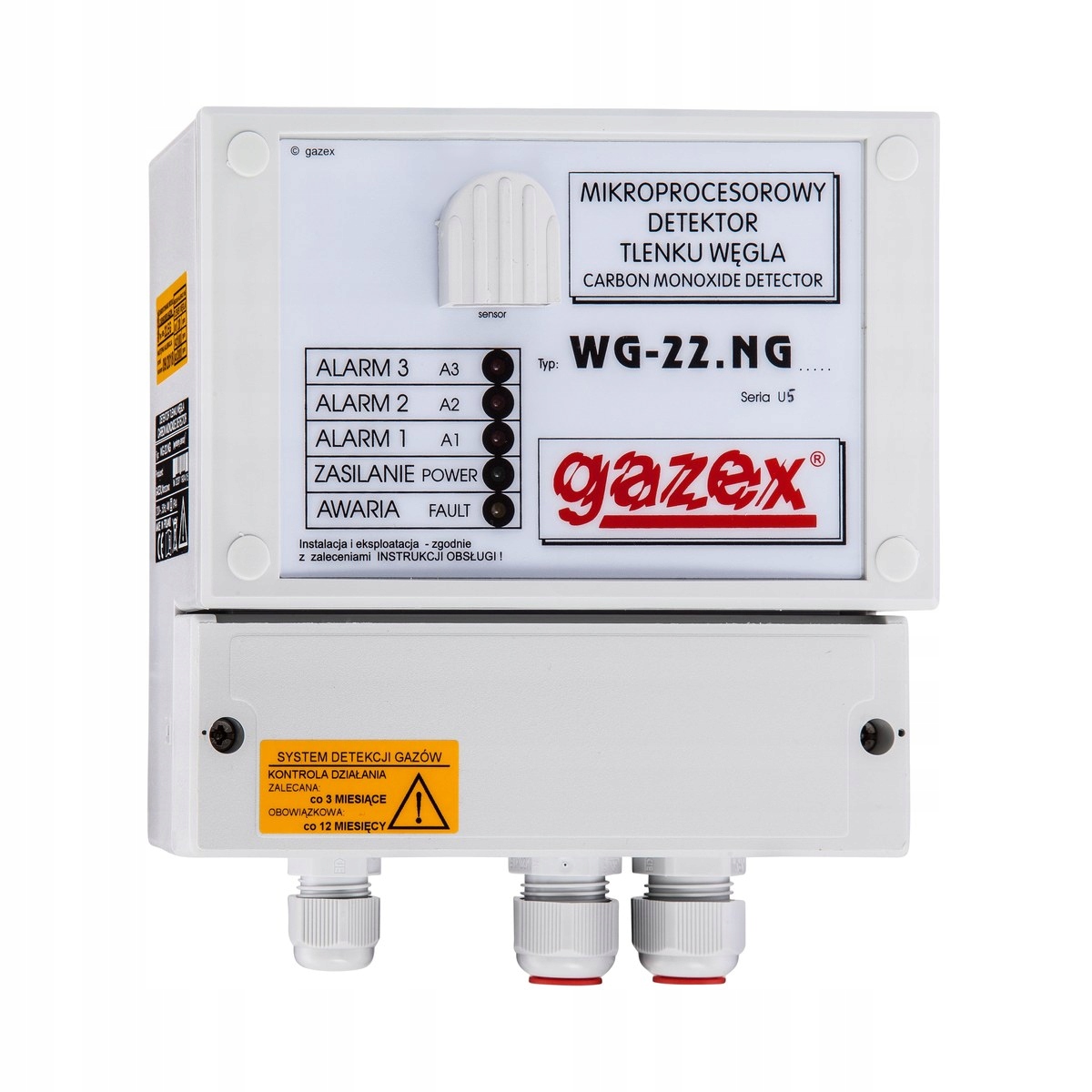Detektor tlenku węgla WG-22.NG Co, 20/100ppm (s15)