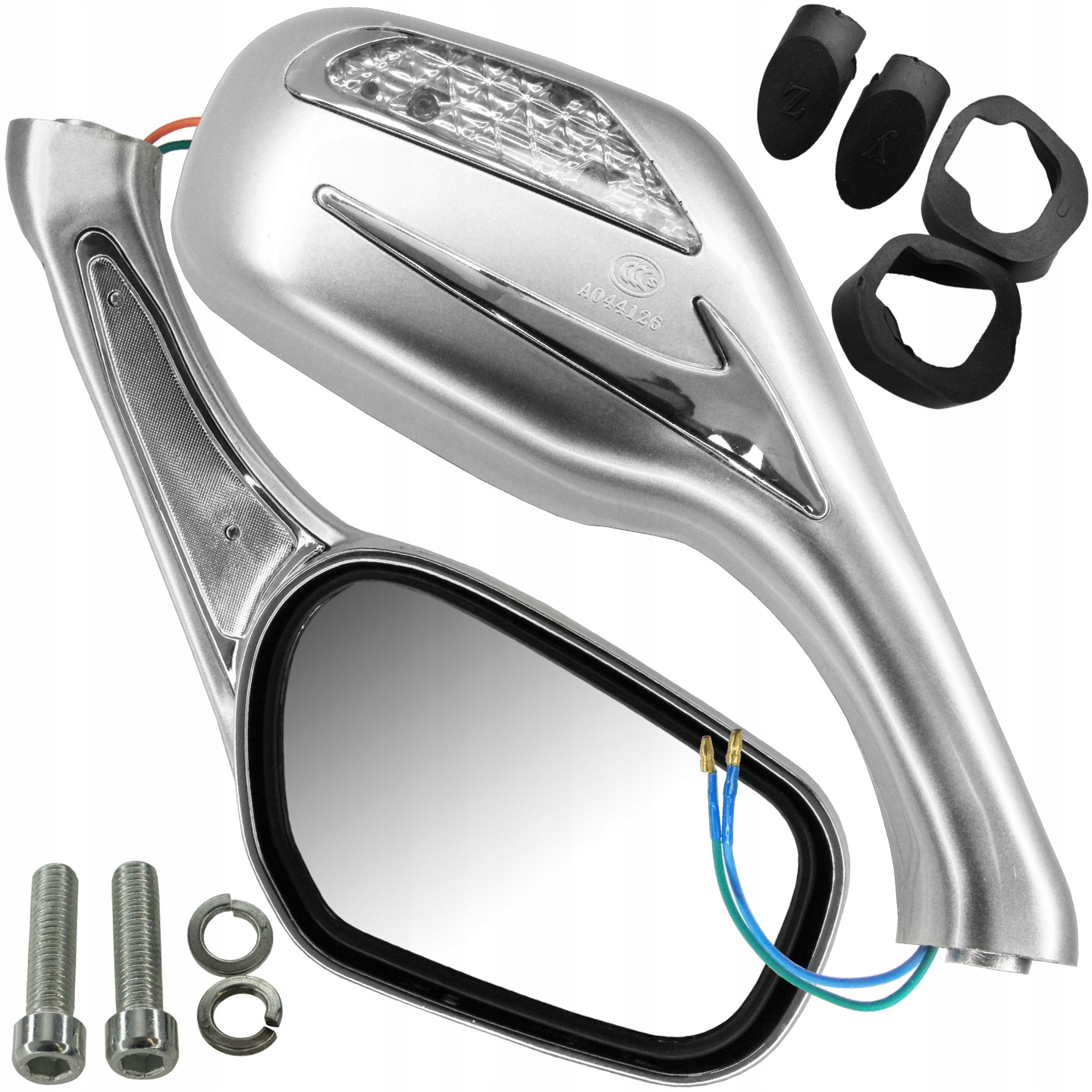 

Lusterka Kierunkowskazy Led Skuter Zipp Gwint M8