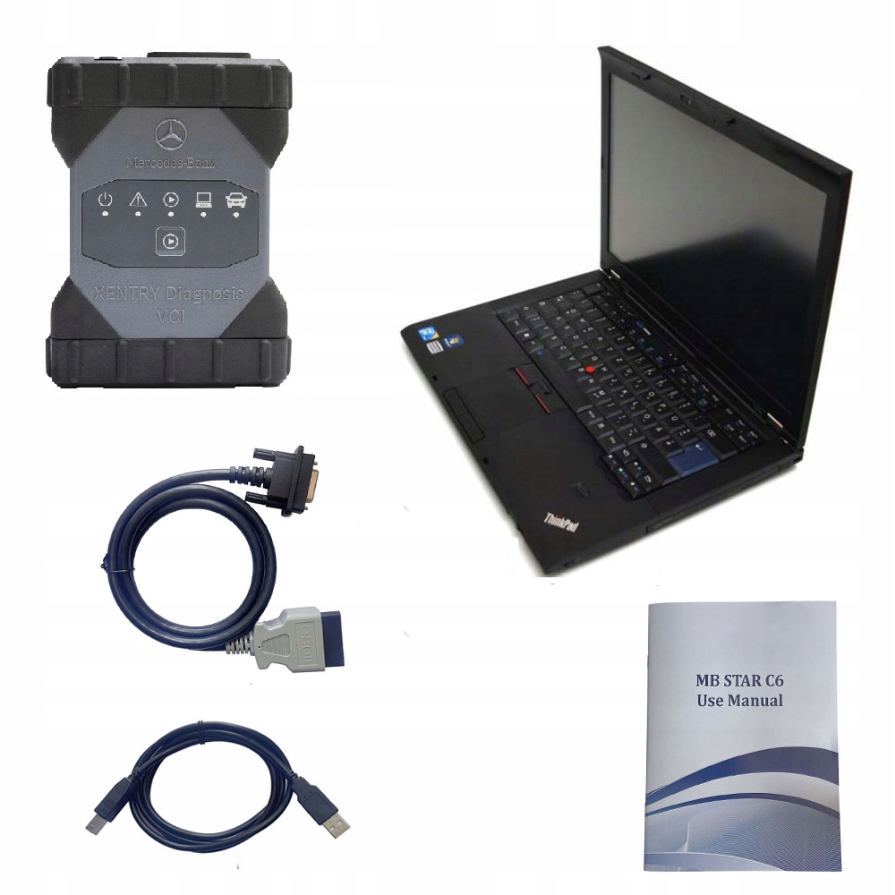 Mercedes Sd Connect C6 Star Diagnosis Laptop Dell 2025 Komplet Originál