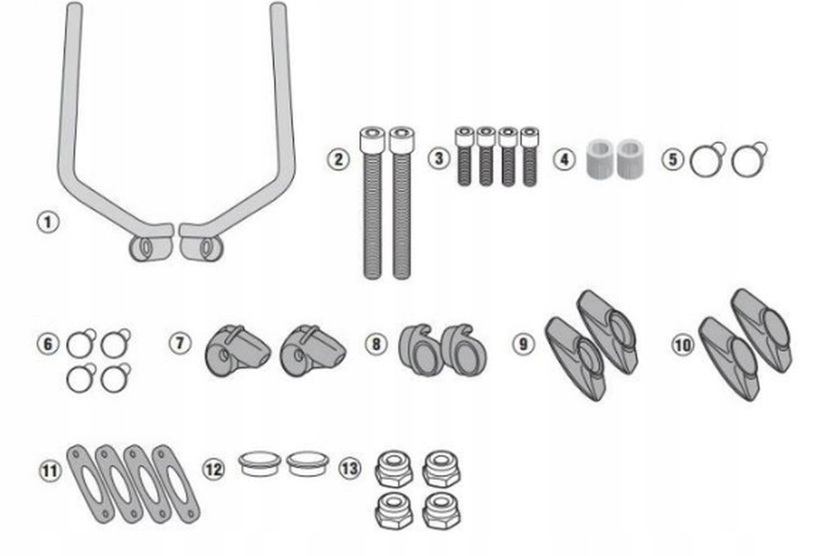 Kappa Upevnenie Skiel 7407AK A 7407ASK Ducati Scrambler 400 (16-19), Scra