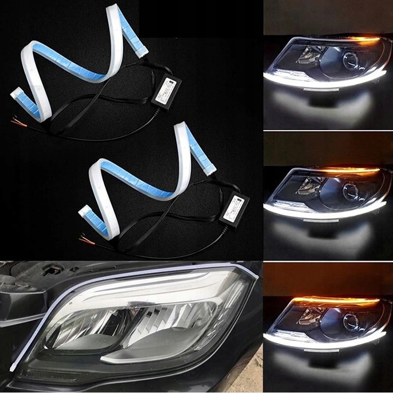 Lampy dzienne DRL LED kierunki dynamiczne 12V Shape other