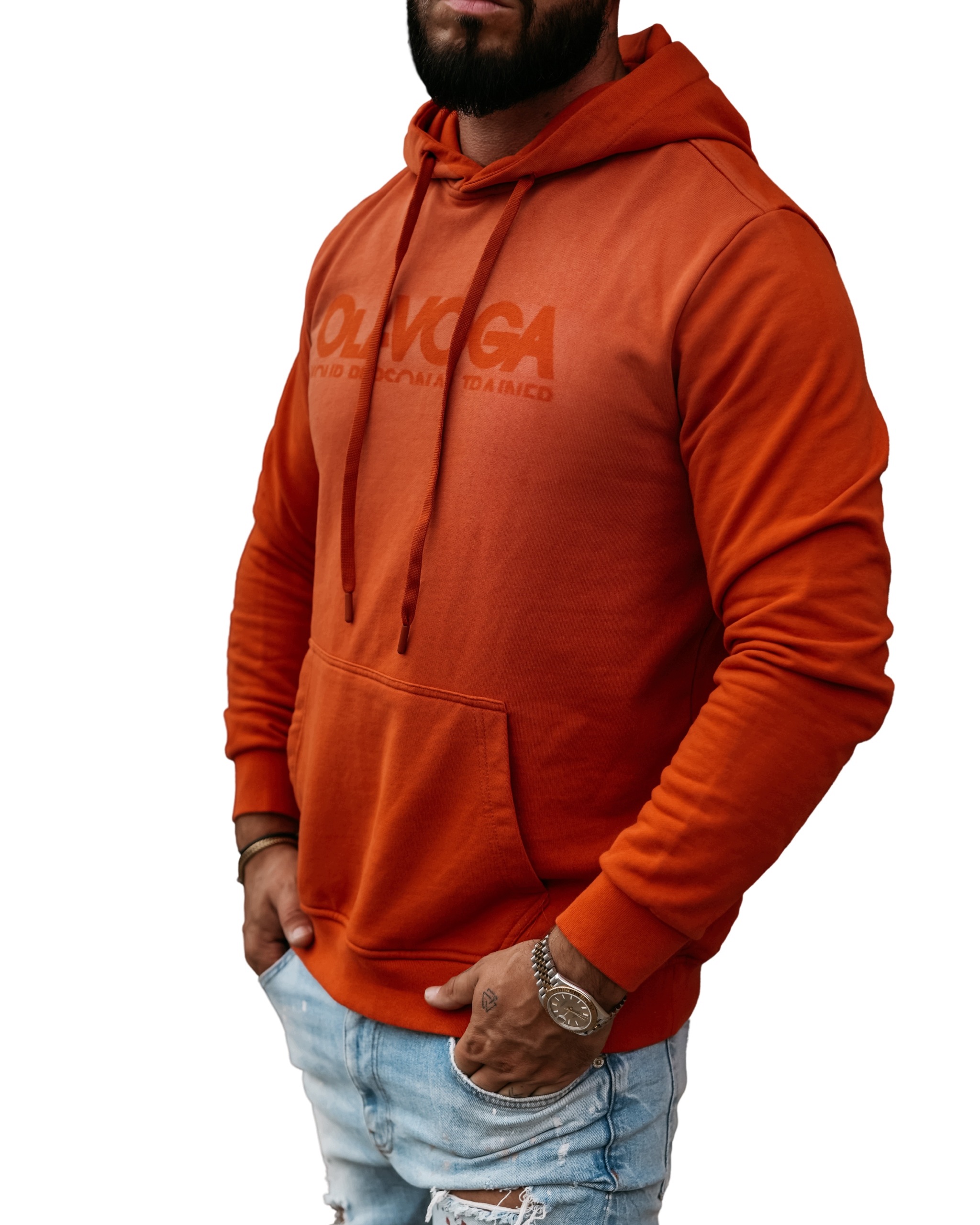 Pánská Mikina Nevir 2026 OlaVoga Barva: Orange XL