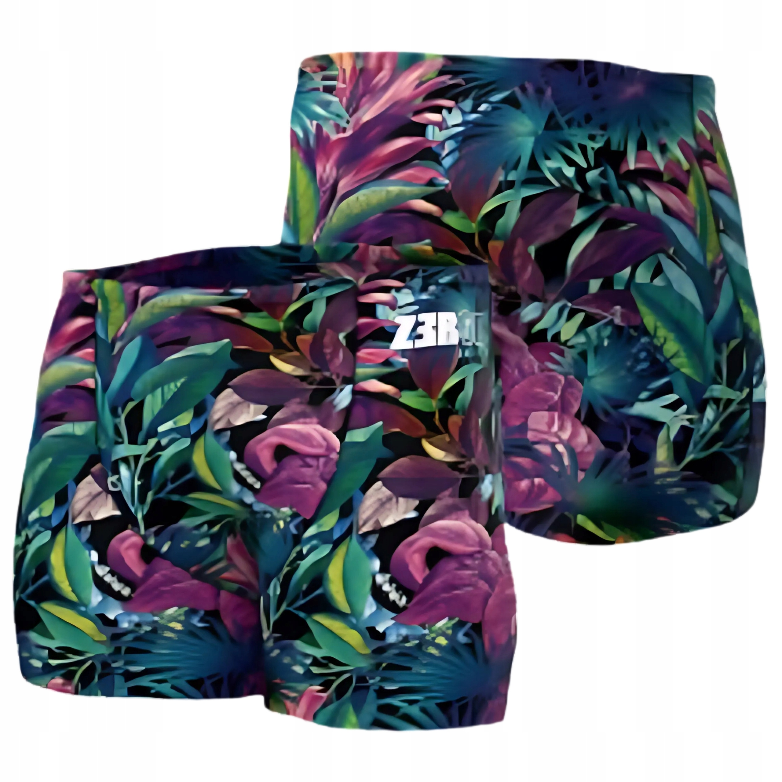Kąpielówki Spodenki Męskie na Basen Zerod Boxers Tropadelic S