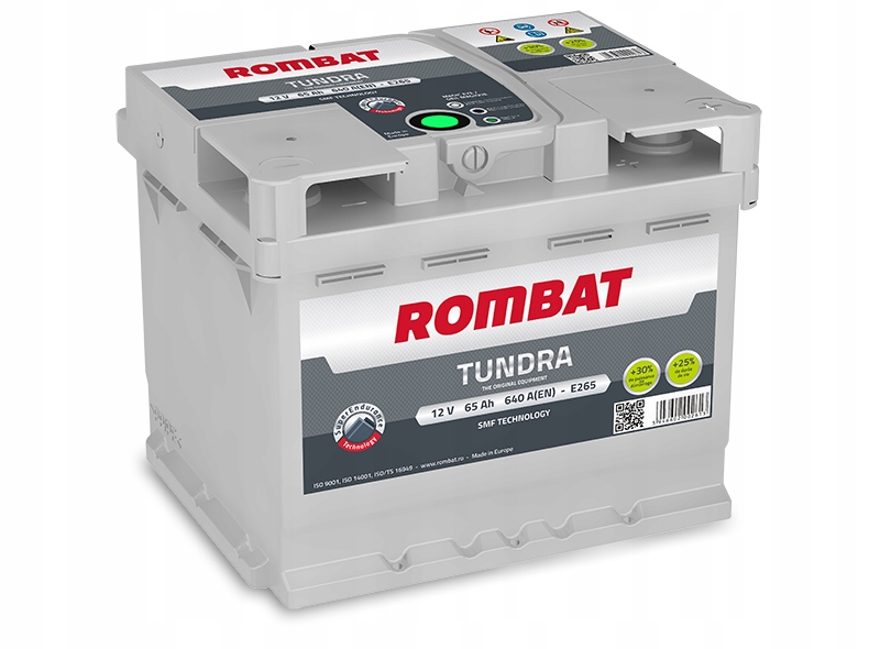 Акумулятор ROMBAT TUNDRA 12V 65AH 640a E265 L2