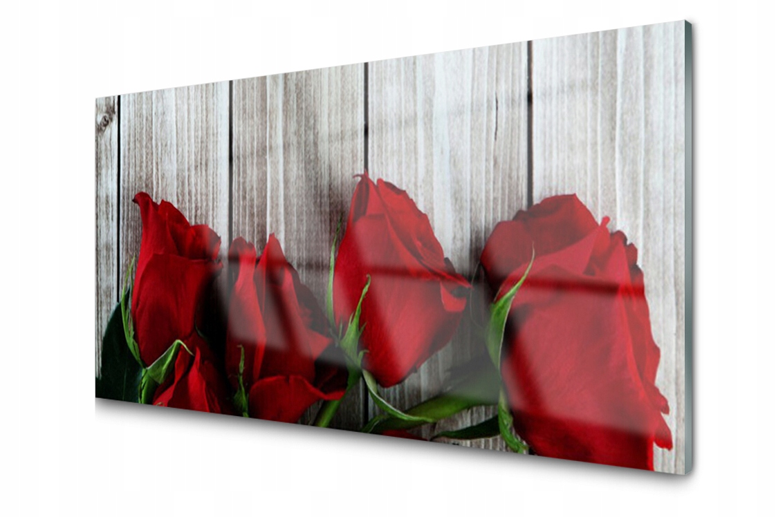 

Panel szklany Płytka Róże Kwiaty Roślina 120x60