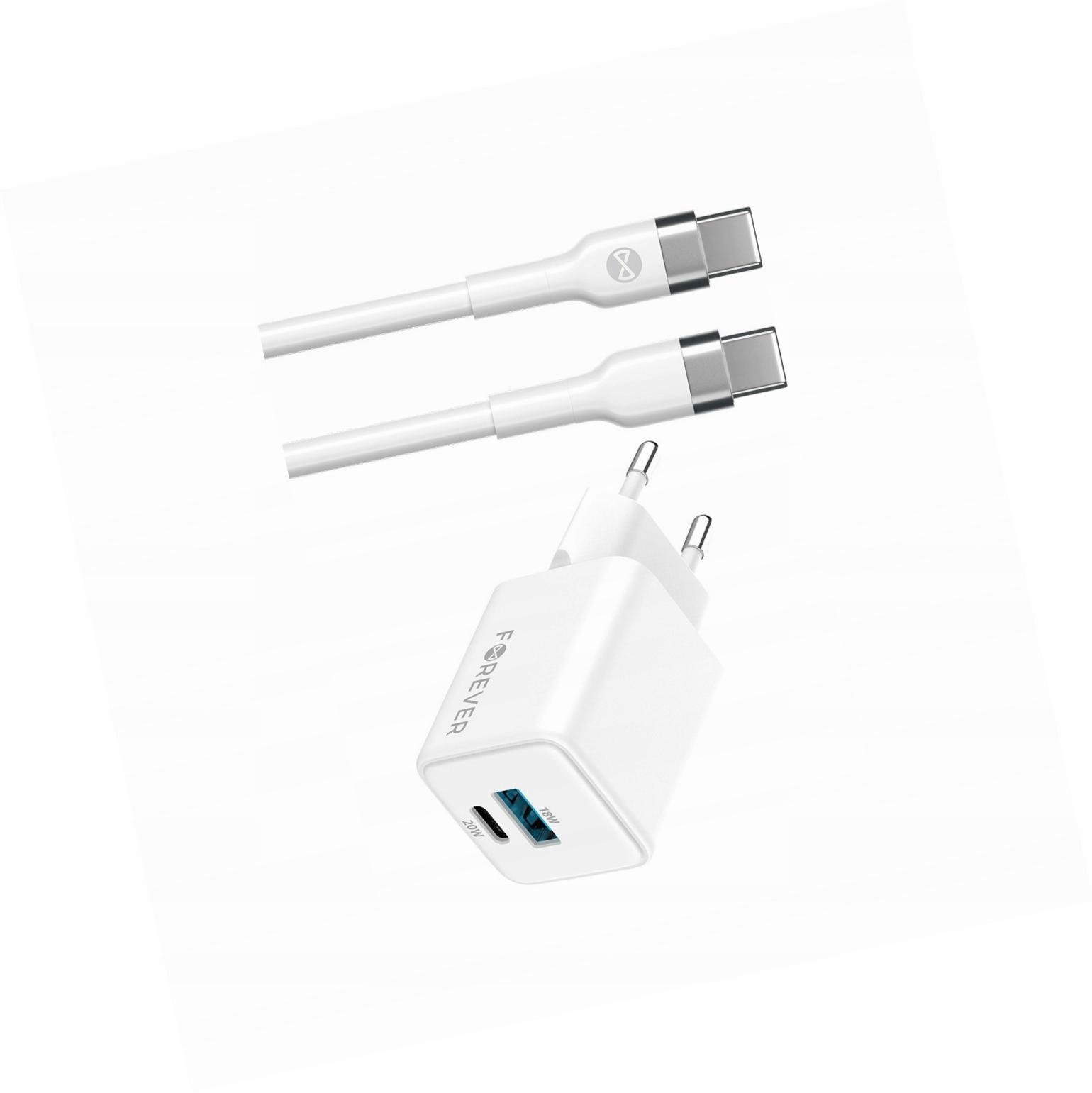 Szybka ładowarka GaN 20W Usb i Usb-c z kablem do Xiaomi Mi 11 Lite 4G