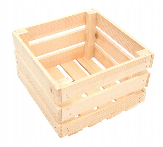 

Skrzynka drewniana 30x30x21 Ozdobna Owoce Warzywa