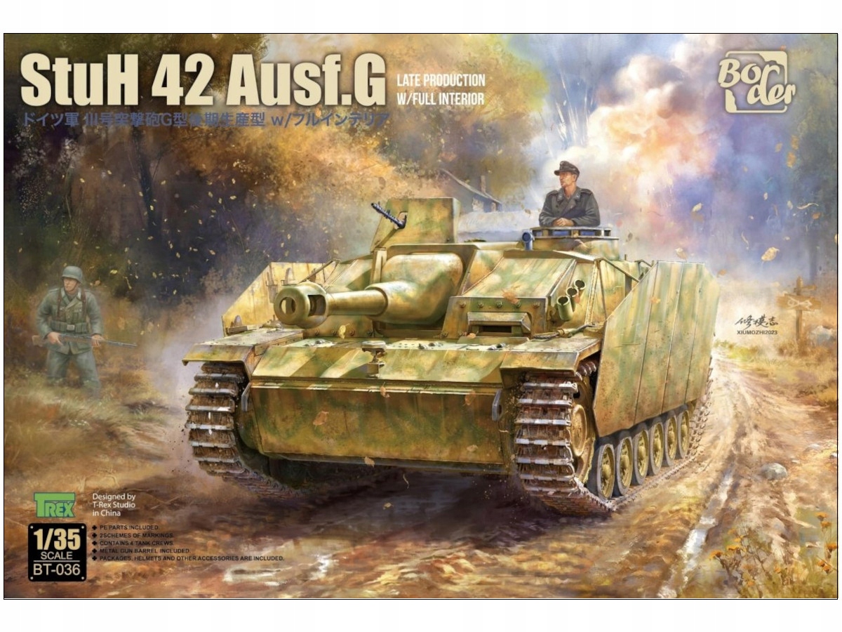 Dělo StuH42 Sturmhaubitze 42 Ausf.G Late model BT-036 Border