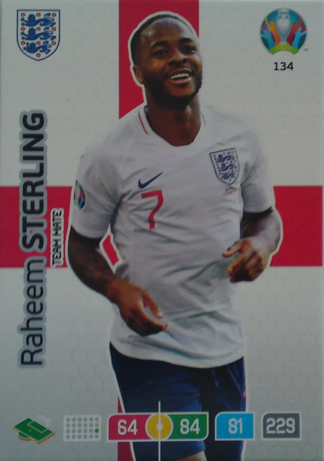 Uefa Euro 2020 Team Mate Raheem Sterling 134