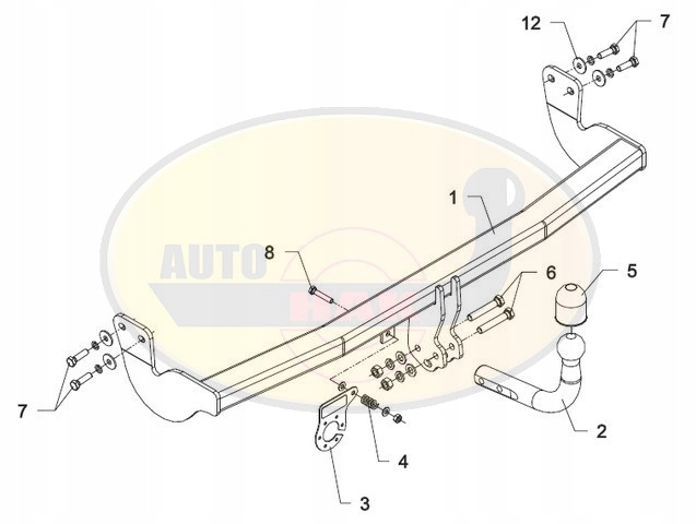 Hak holowniczy odkręcany CITROEN C3 II P34 Producent Auto-hak