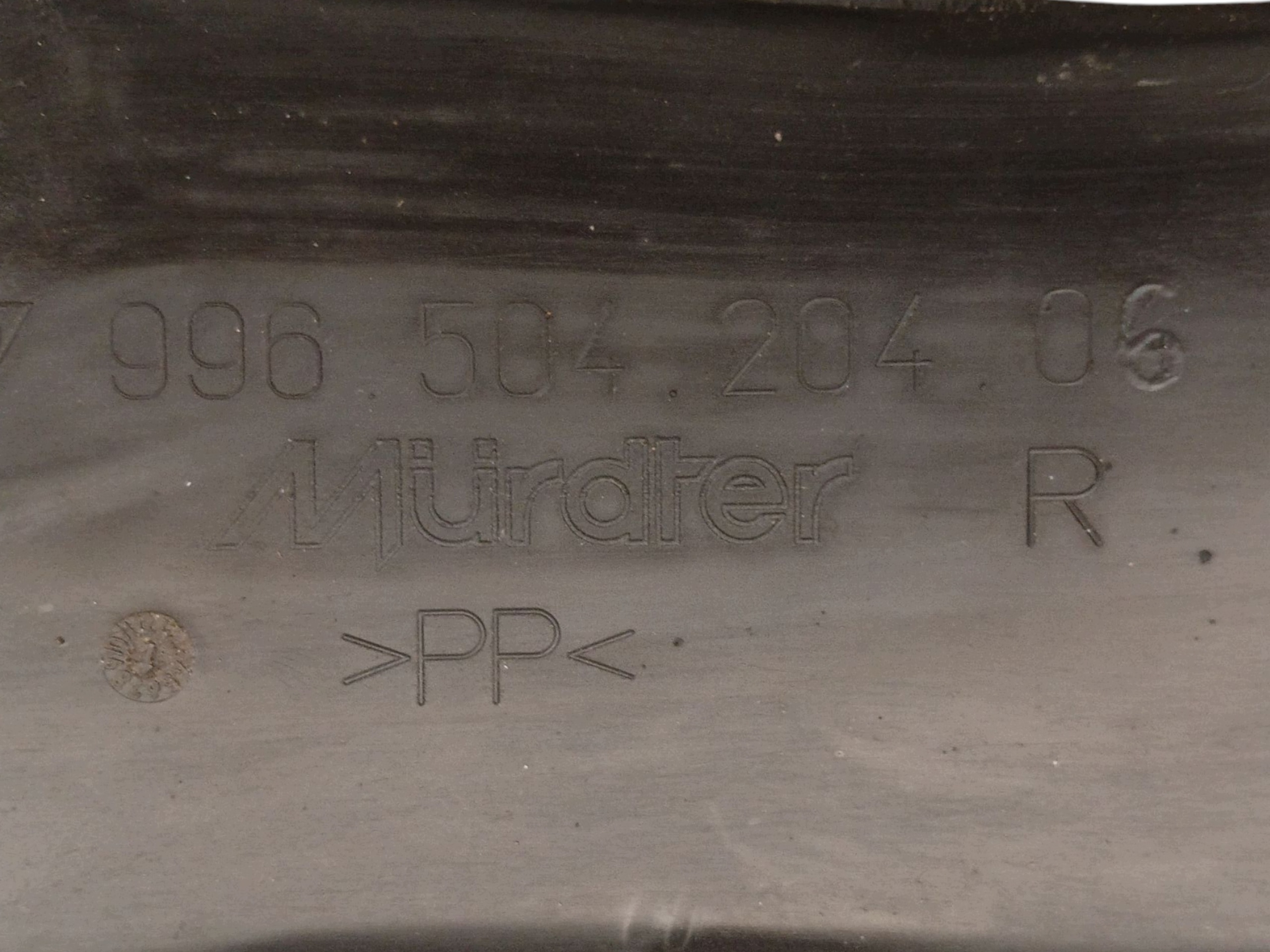 mudguard right front complete PORSCHE BOXSTER and 986 99650420406