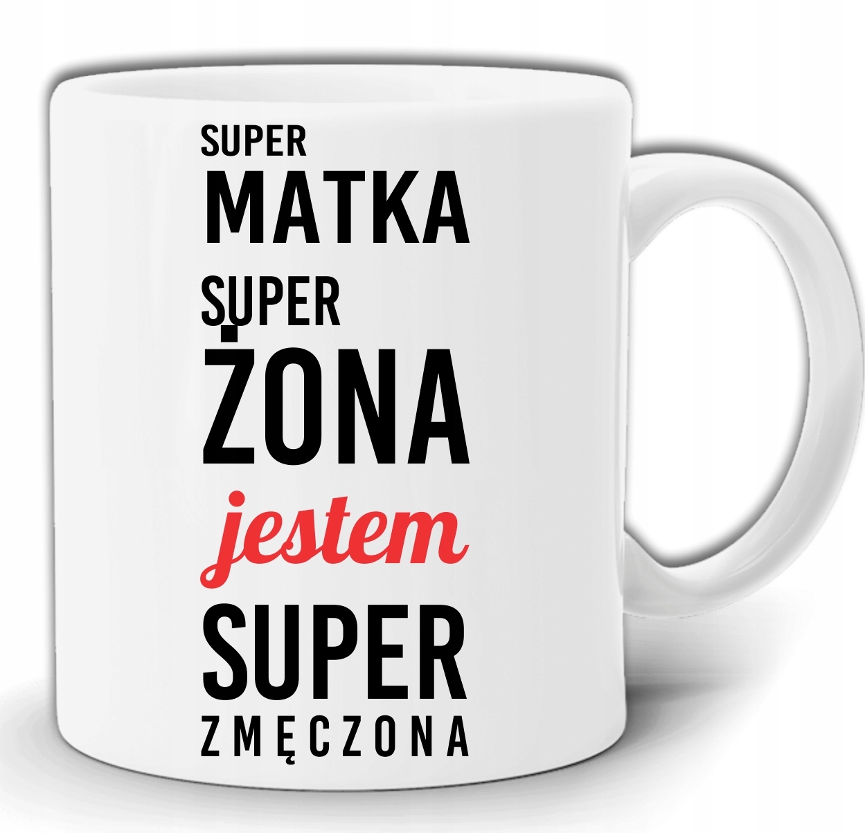 

Super Matka Żona Zmęczona Kubek + Pudełko GW97