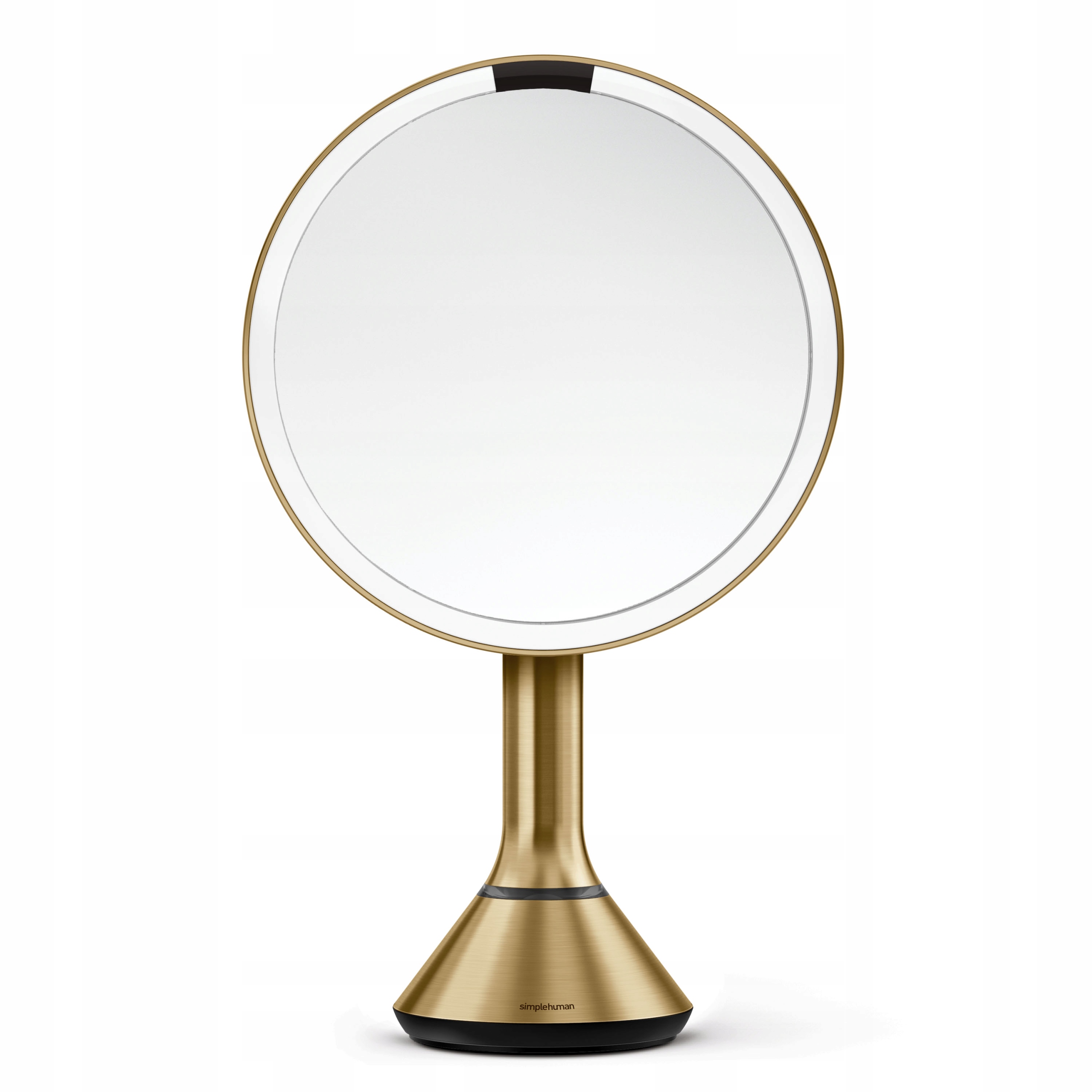 simplehuman Zrcadlo Kosmetické zvětšovací s podsvícením Zlaté