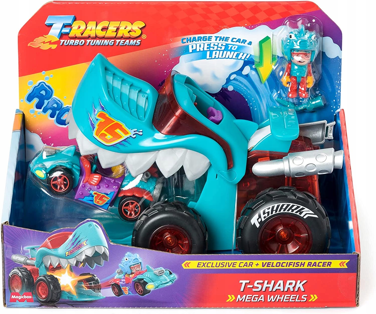

T-Racers Wheels (T-Shark) Figurka Zestaw