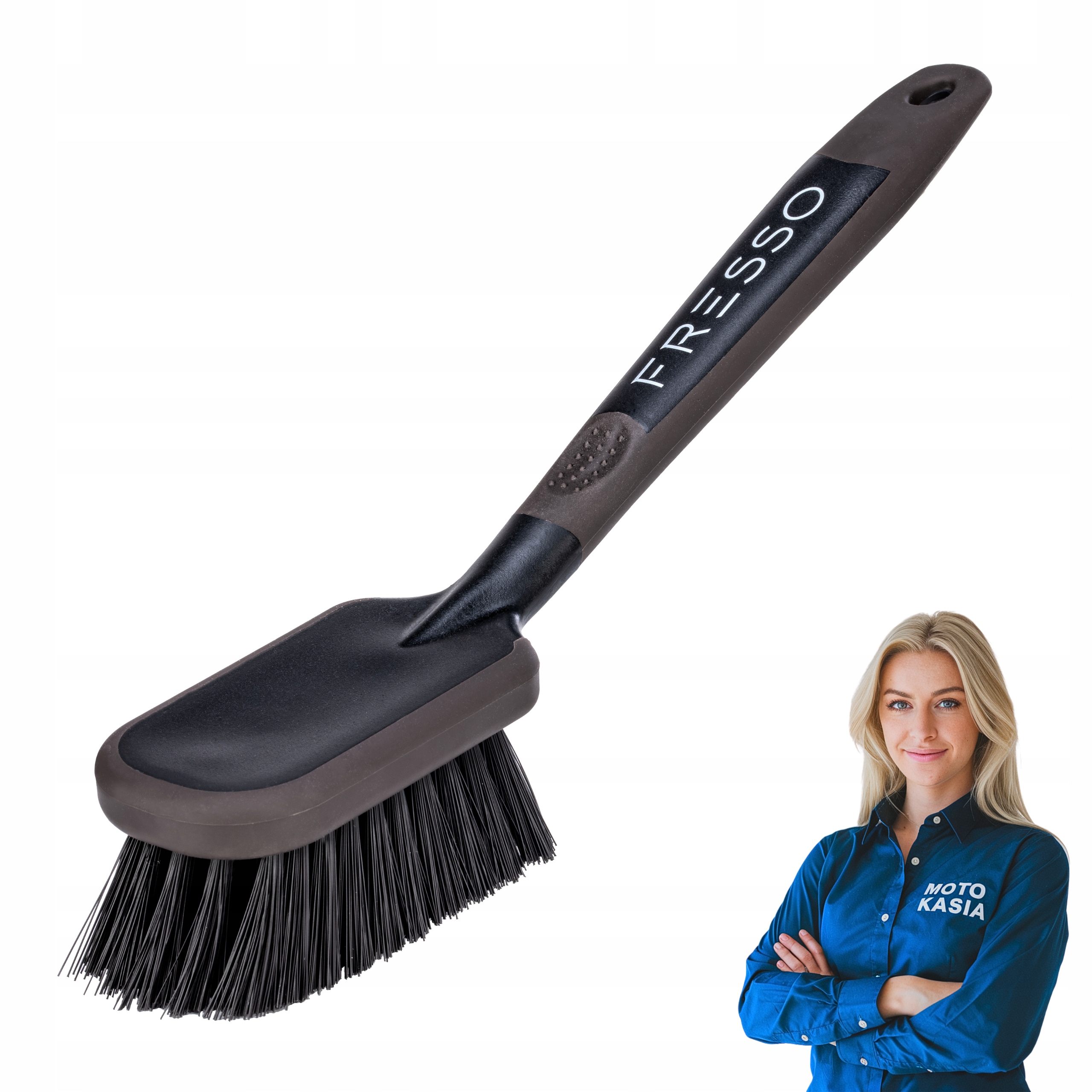 Fresso Tire Brush Profesjonalna Szczotka do Czyszczenia i Mycia Opon Gumy