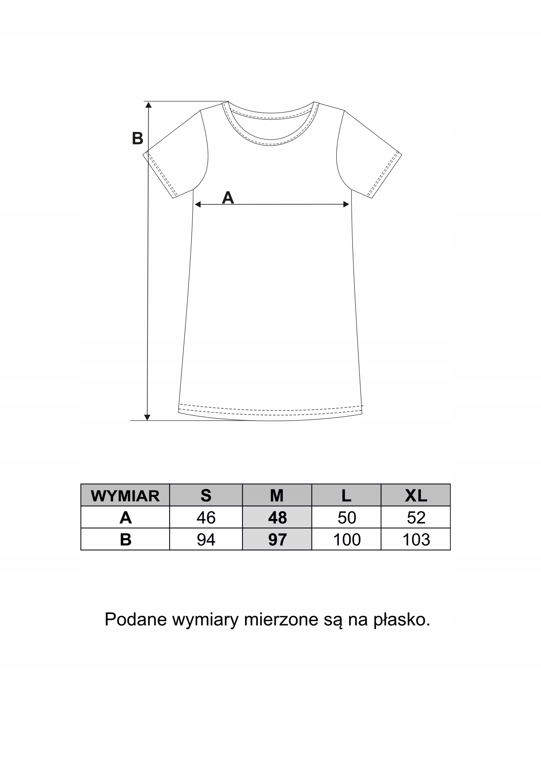 Koszula nocna czarna pantera MORAJ - XL Kolekcja Casual Line