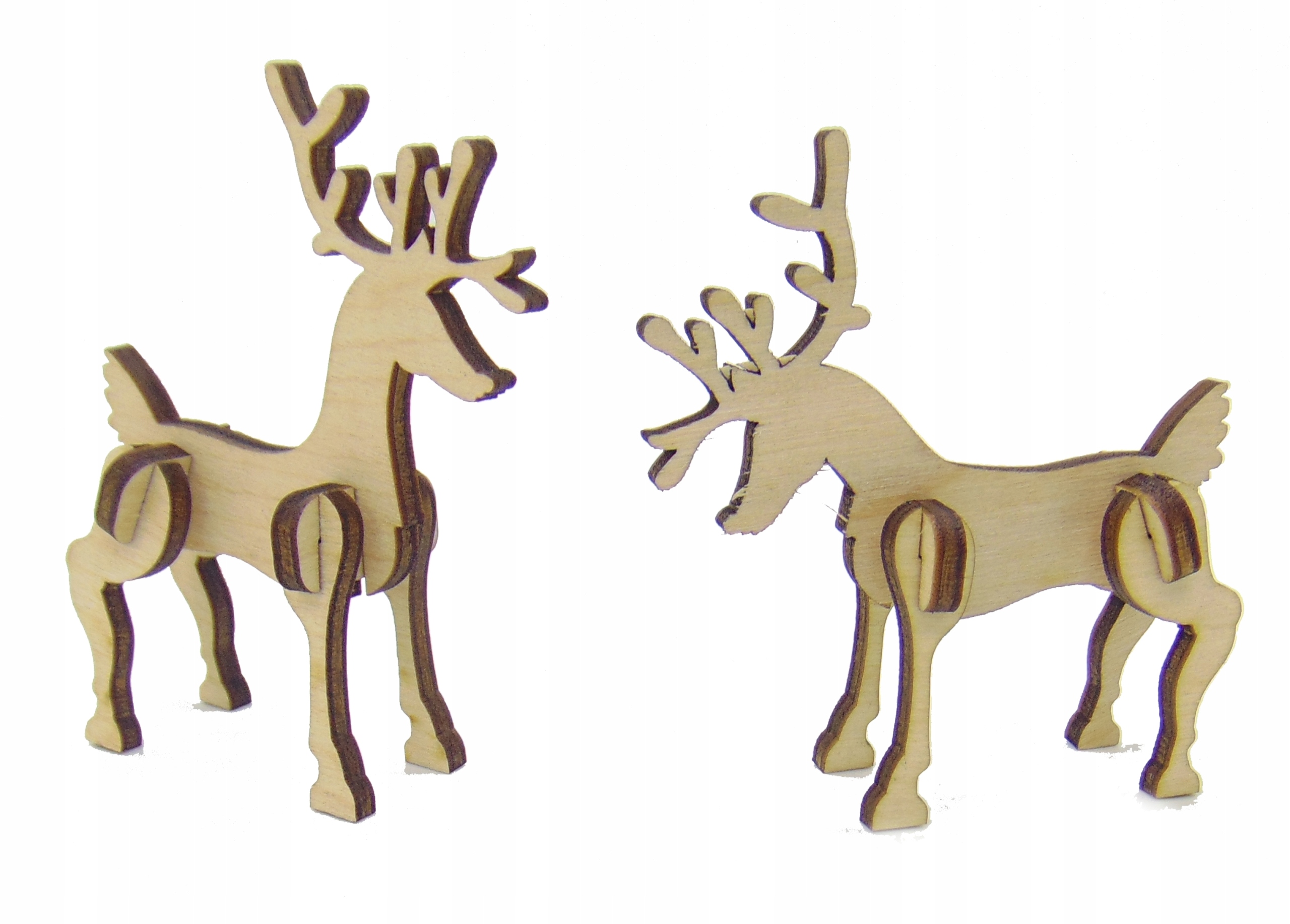 

Mini reniferki Drewniane renifery 2 szt wys 6,5cm