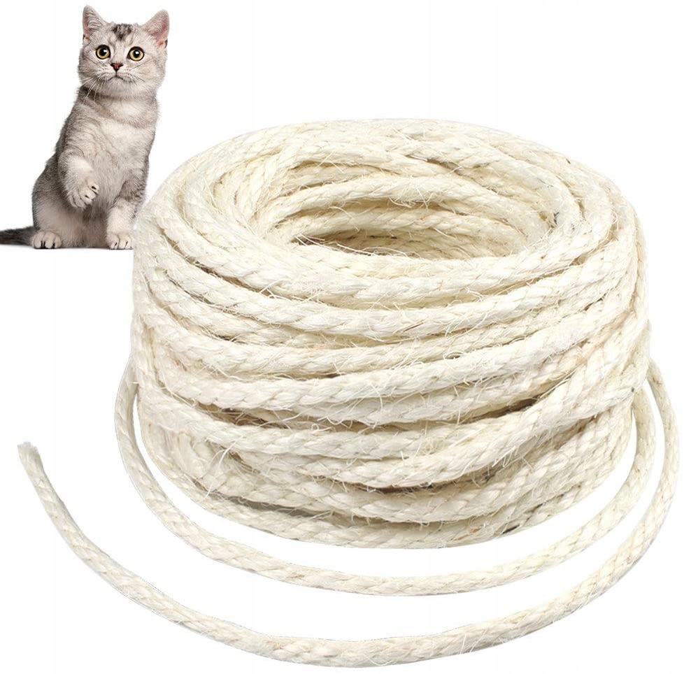 

Linka Sizalowa Sznurek Sizal 6mm 20m drapak Lina