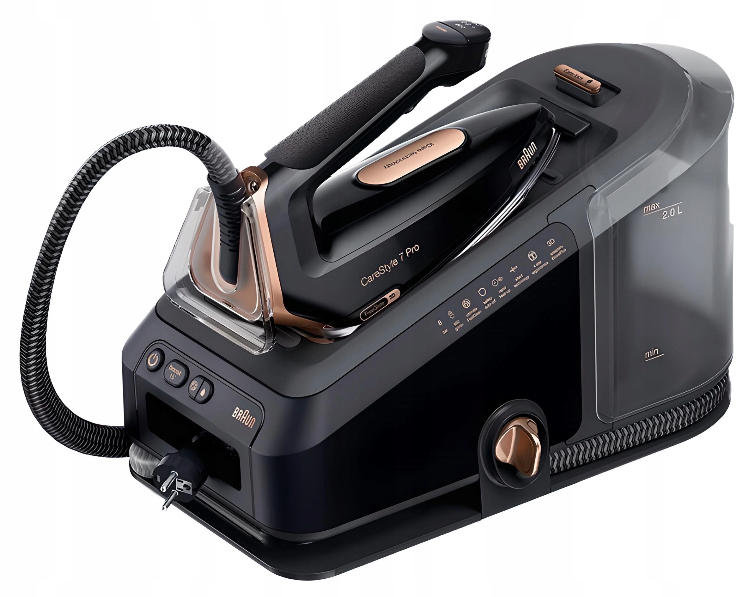 Žehlička Silná Generátor Pary Braun CareStyle Is 7286 Bk