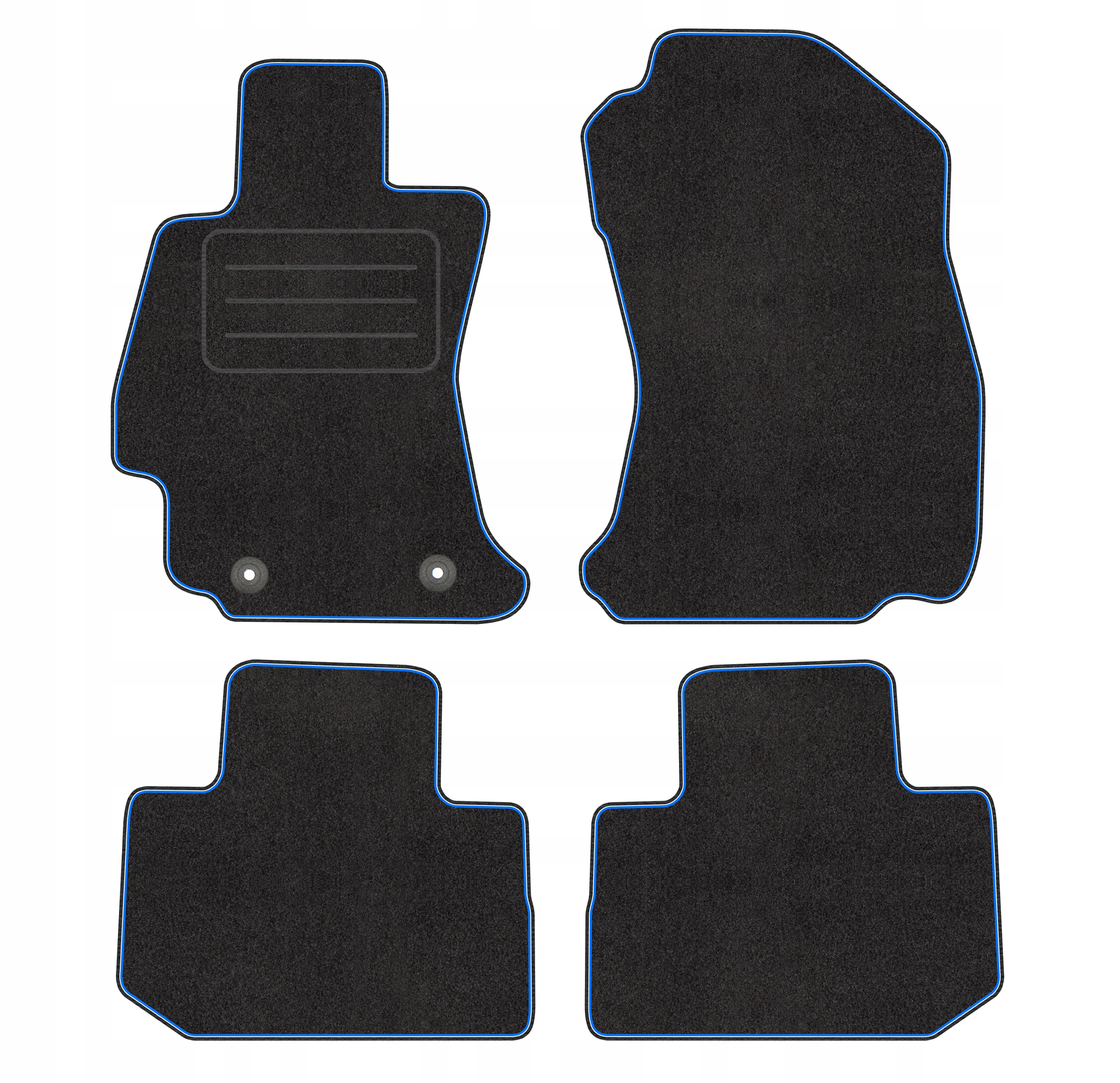 Velúrové polyamidové koberčeky pre Subaru Forester IV 12-