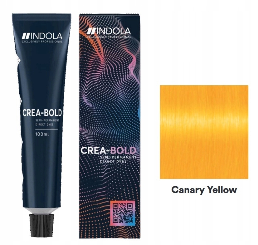 Indola Creabold farba do włosów Kanarkowo Żółty CANARY YELLOW 100ML