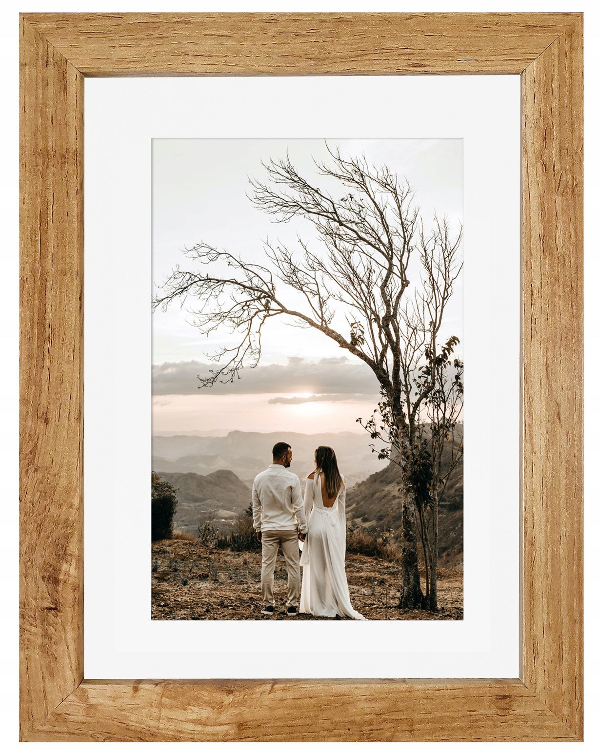 Ramka 15x21 passe-partout 13x18 Italia dąb Wotan