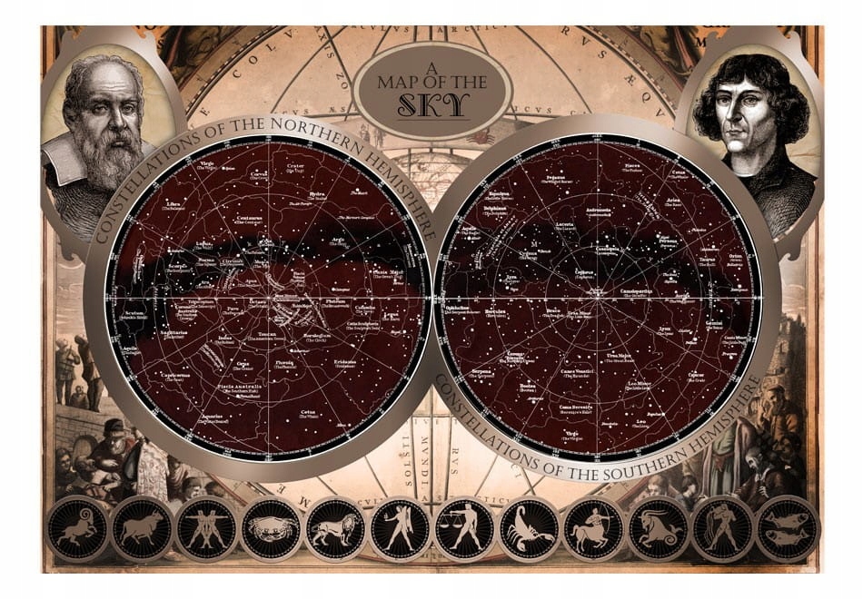 

Fototapeta - Mapa nieba - 100X70