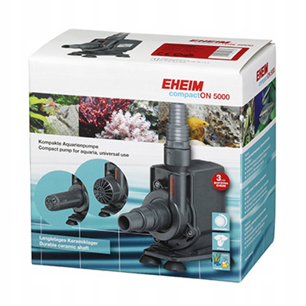 Levně Výkonná Akvarijní Vodní Pumpa Eheim Compacton 5000 Pro Filtrační Akvárium