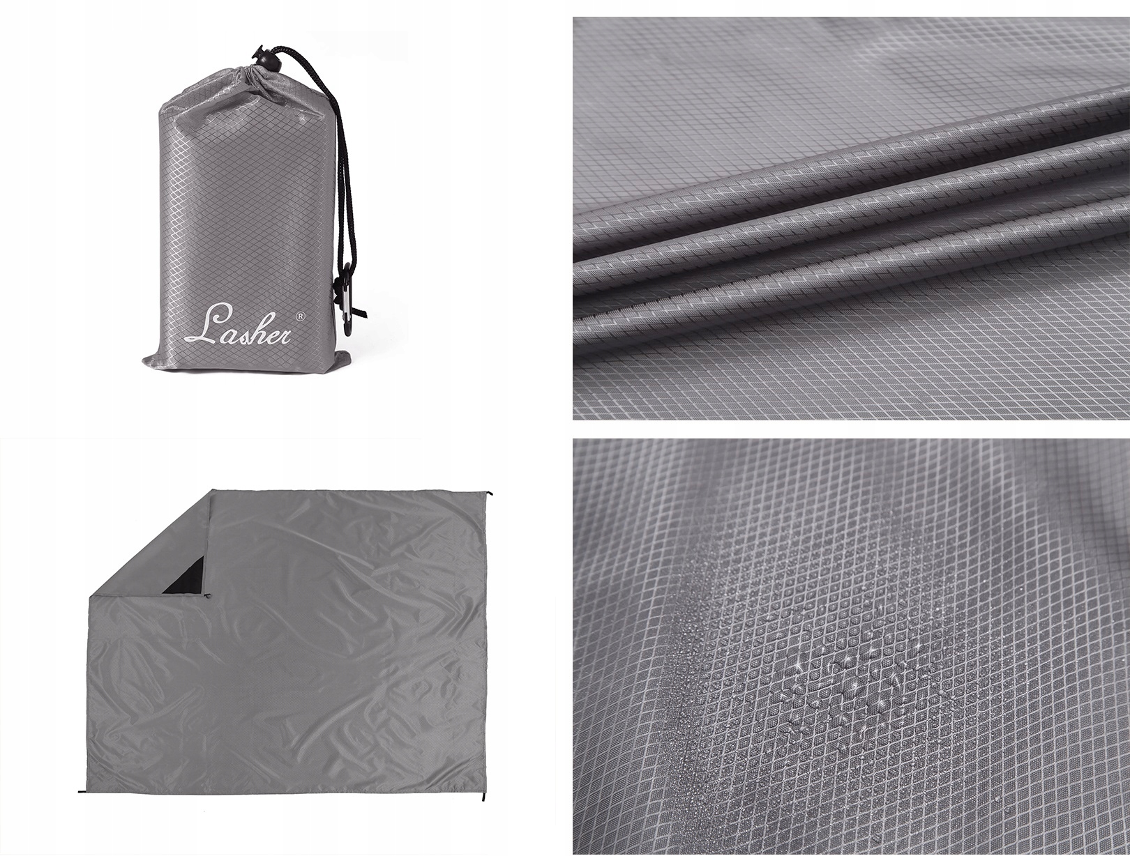 MATA PIKNIKOWA PLAŻOWA 180x150 POKROWIEC LASHER Marka Lasher