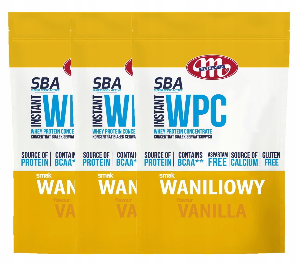 Mlekovita Sba WPC80 2100 g Vanilka Protein Wpc Bílkoviny Hmotnost Síla