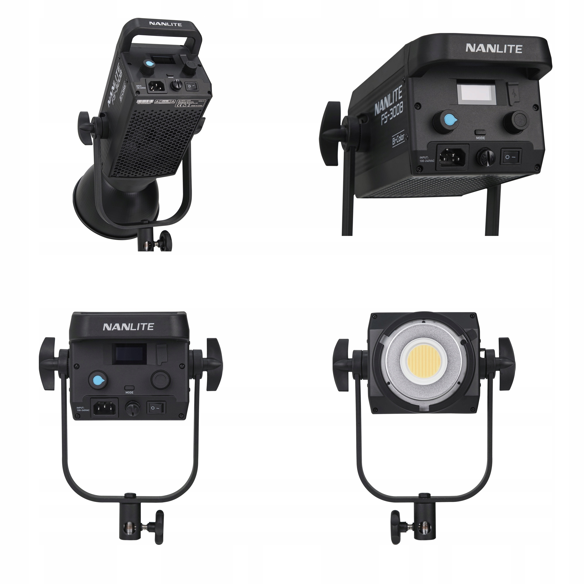 Lampa Nanlite FS-300B LED Bi-color Spot Light Źródło światła LED