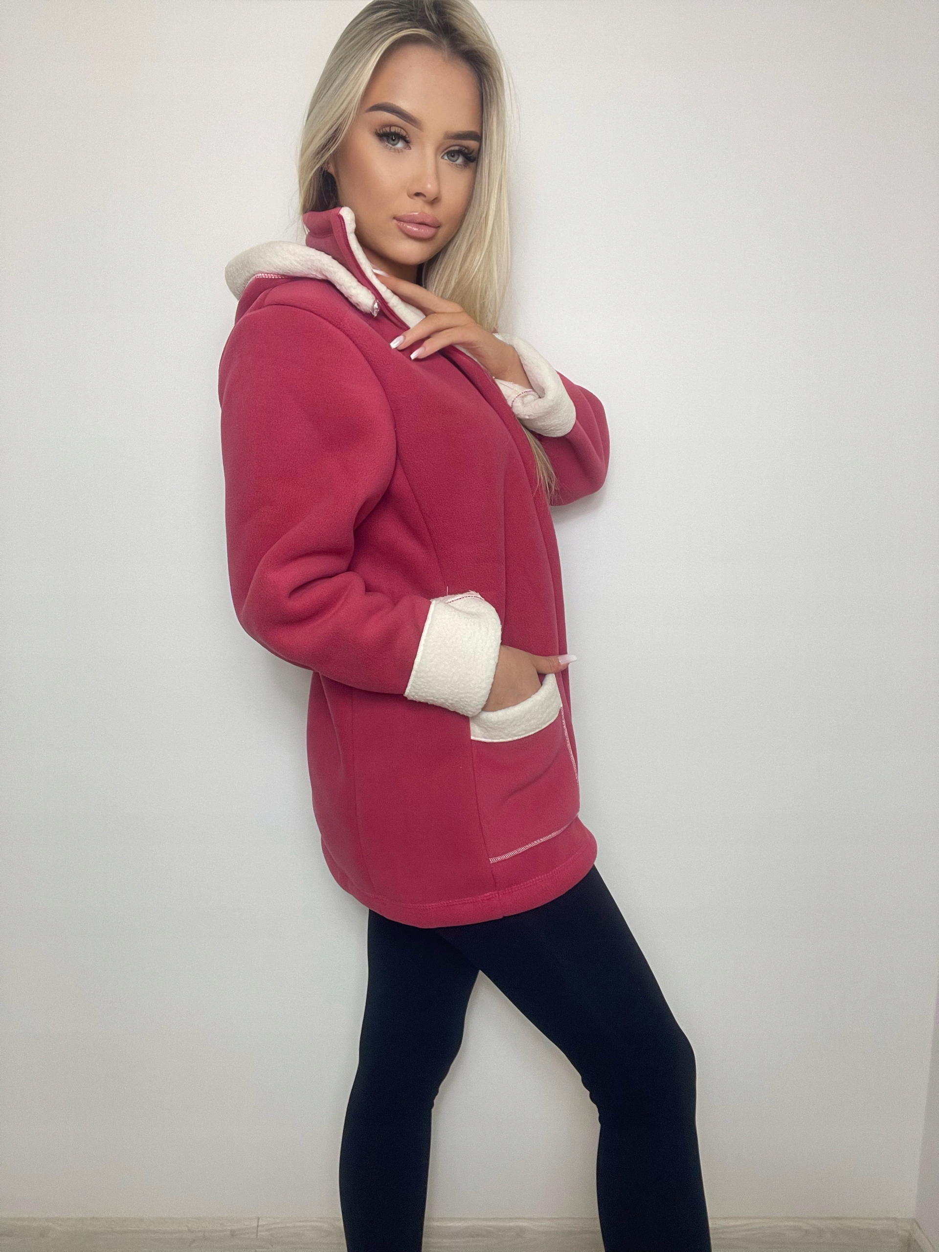 KURTKA BARANEK M-XXXXL(L)ODPINANY KAPTUR