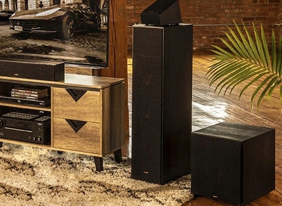 KLIPSCH R-120SW SUBWOOFER KABEL MELODIKA 2M GRATIS Szerokość produktu 35.6 cm