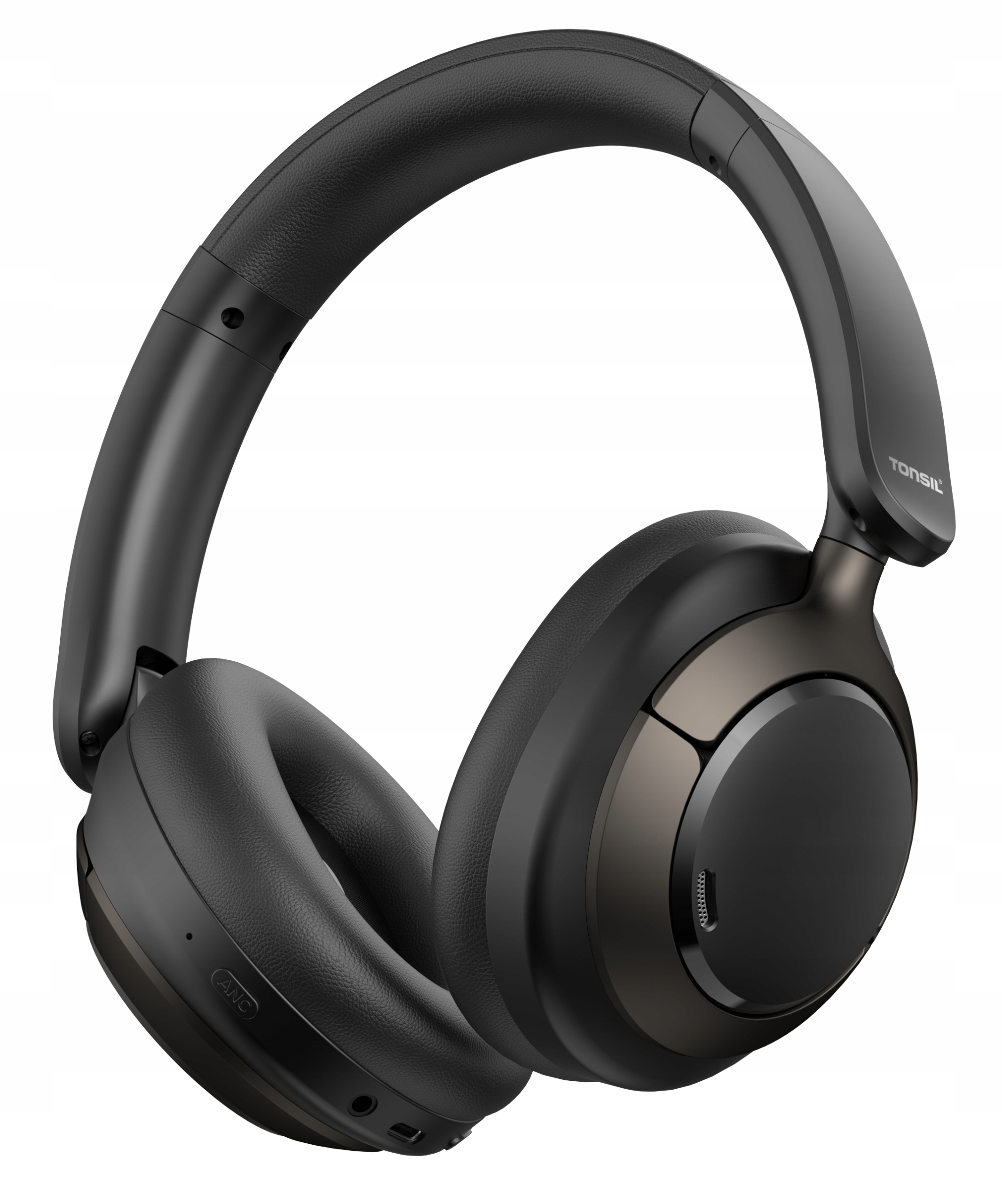 Bezdrátová sluchátka do uší Tonsil R55 Pro Bluetooth Hi-Res Anc černá