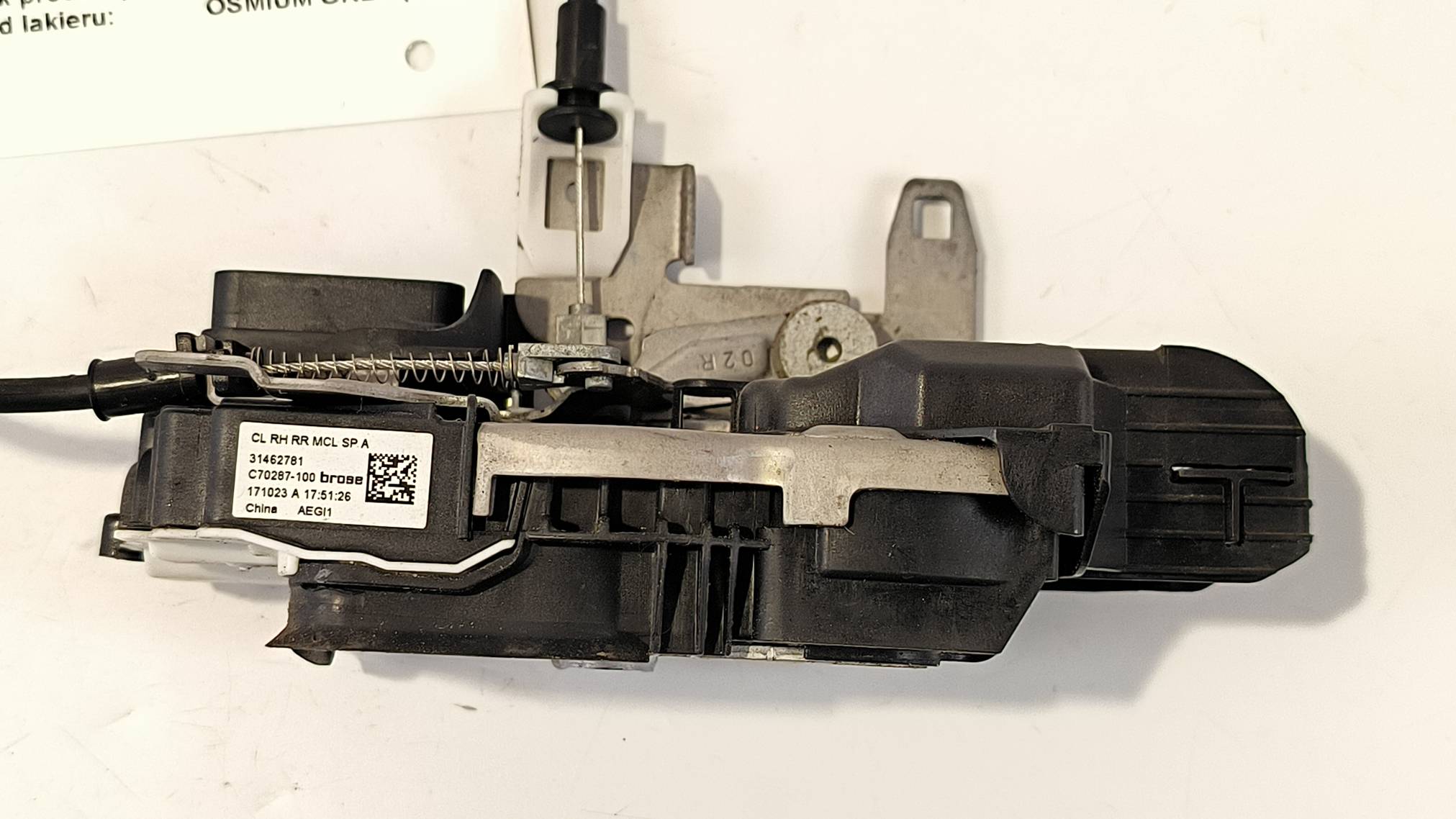 lock door PT 31462781 VOLVO S90