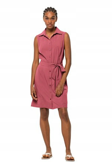 Šaty Jack Wolfskin Sonora Dress XXL růžové bez rukávů