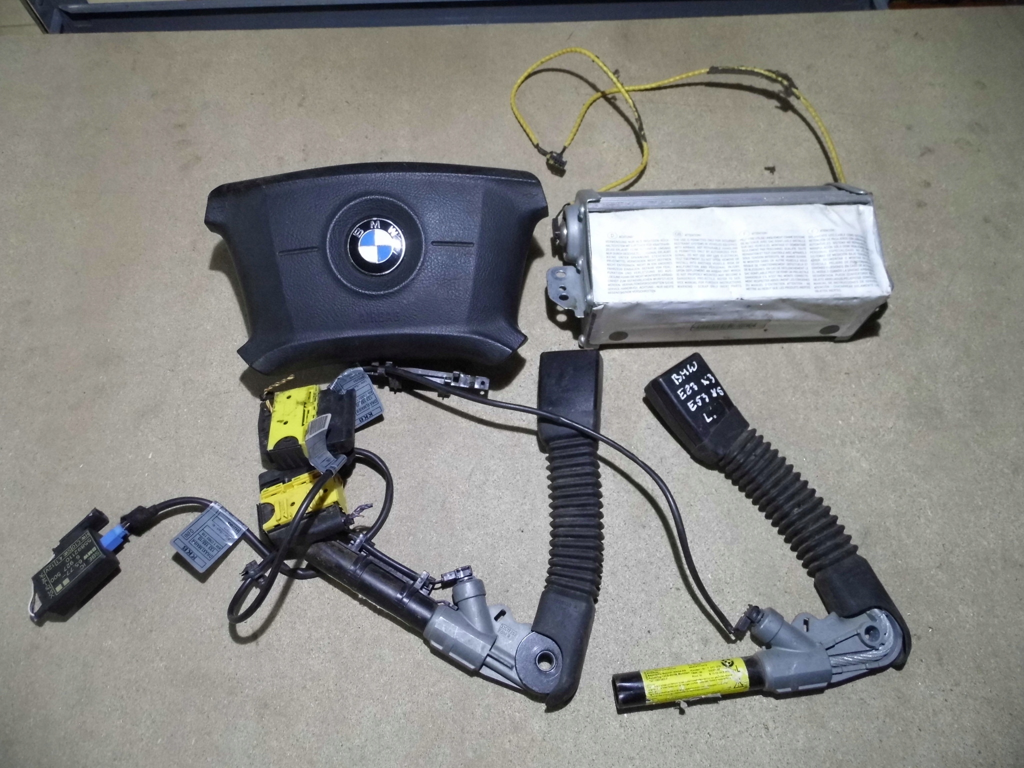 AIR Подушки ремни BMW X3 E83