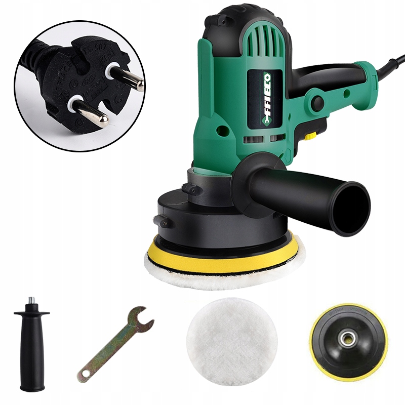 SZLIFIERKA POLERKA SAMOCHODOWA MASZYNA POLERSKA GĄBKA ZESTAW 0-3700 OBR./MIN