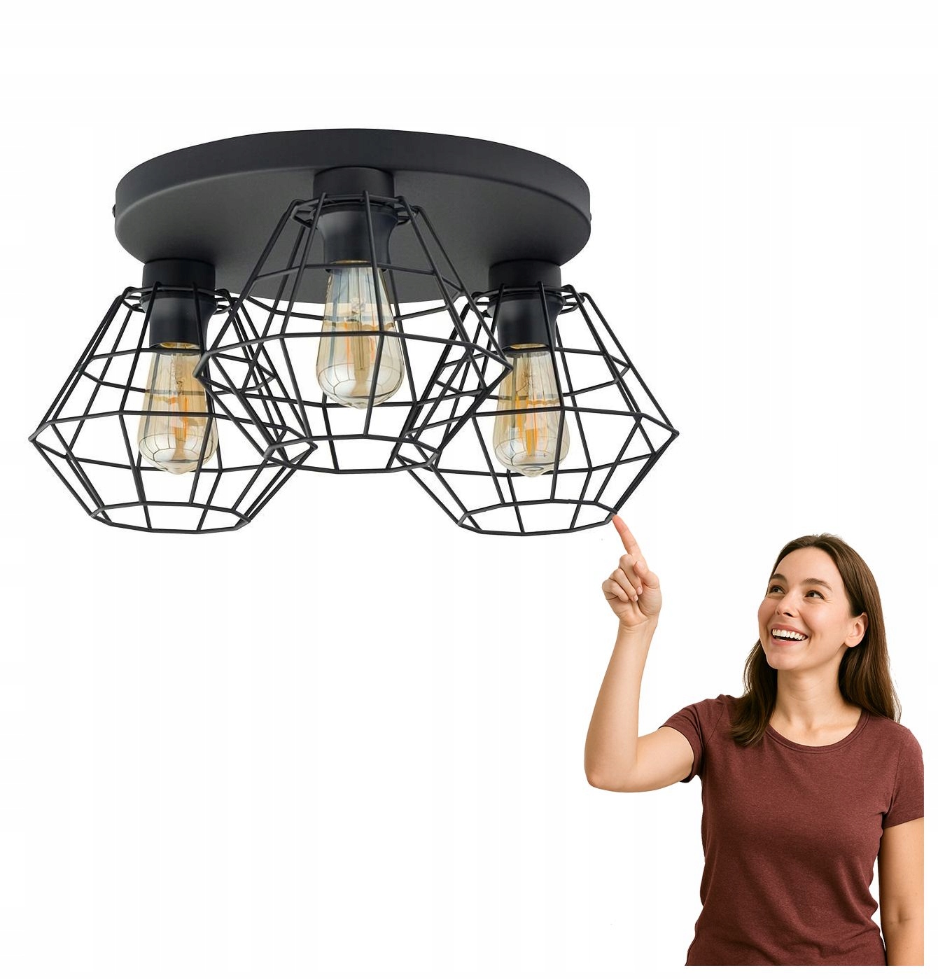 Stropná lampa Diamond New 6205 Tk Lighting