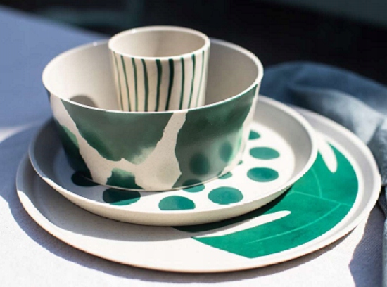 Koziol jídelní sada 16 ks Monstera connect set