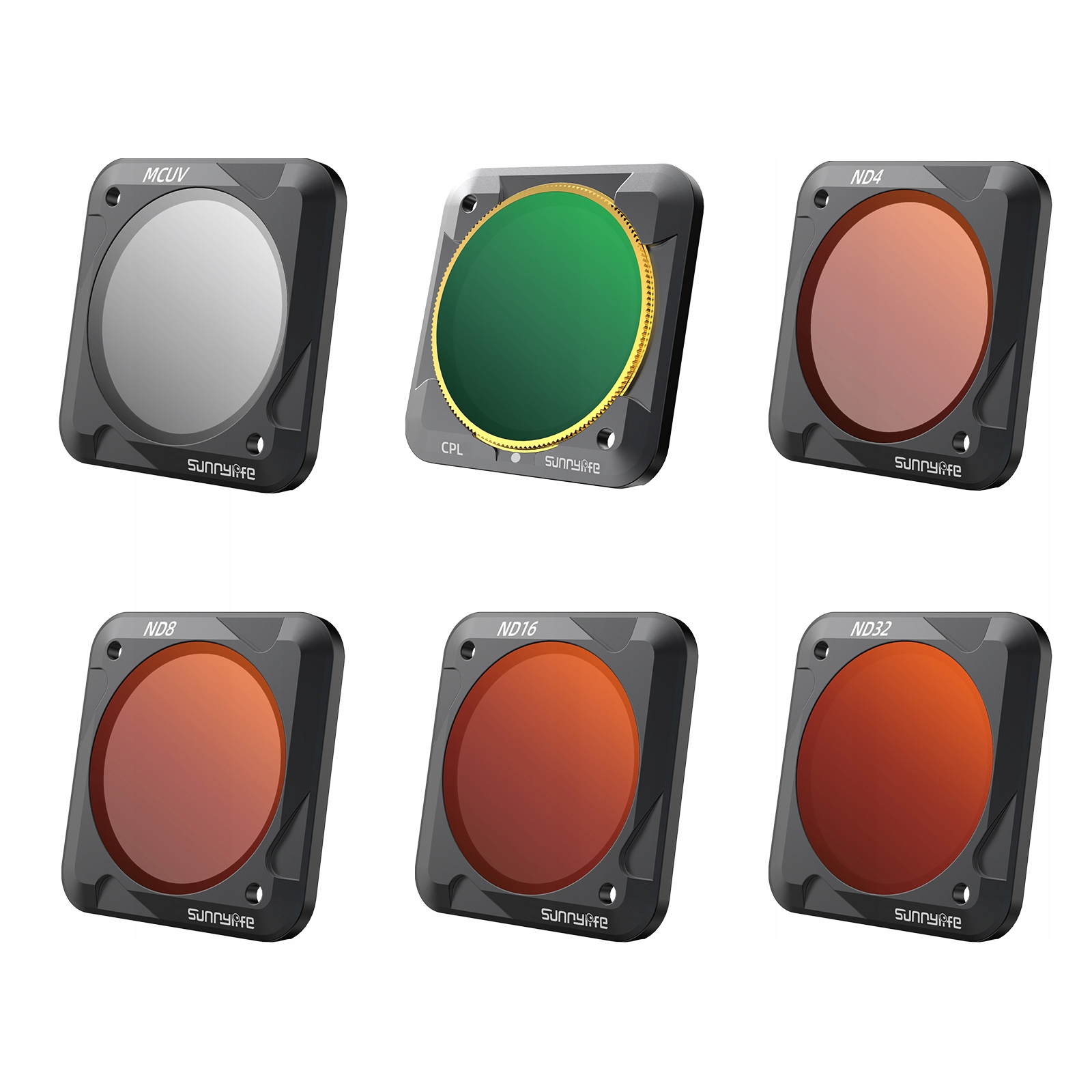 Sada 6 filtrů Nd Cpl Uv Sunnylife Dji Action 2