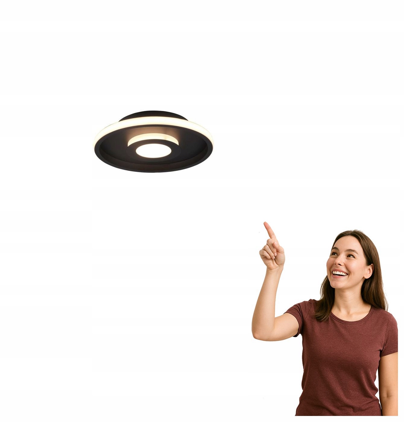Led stropná lampa Ascari Trio 28W
