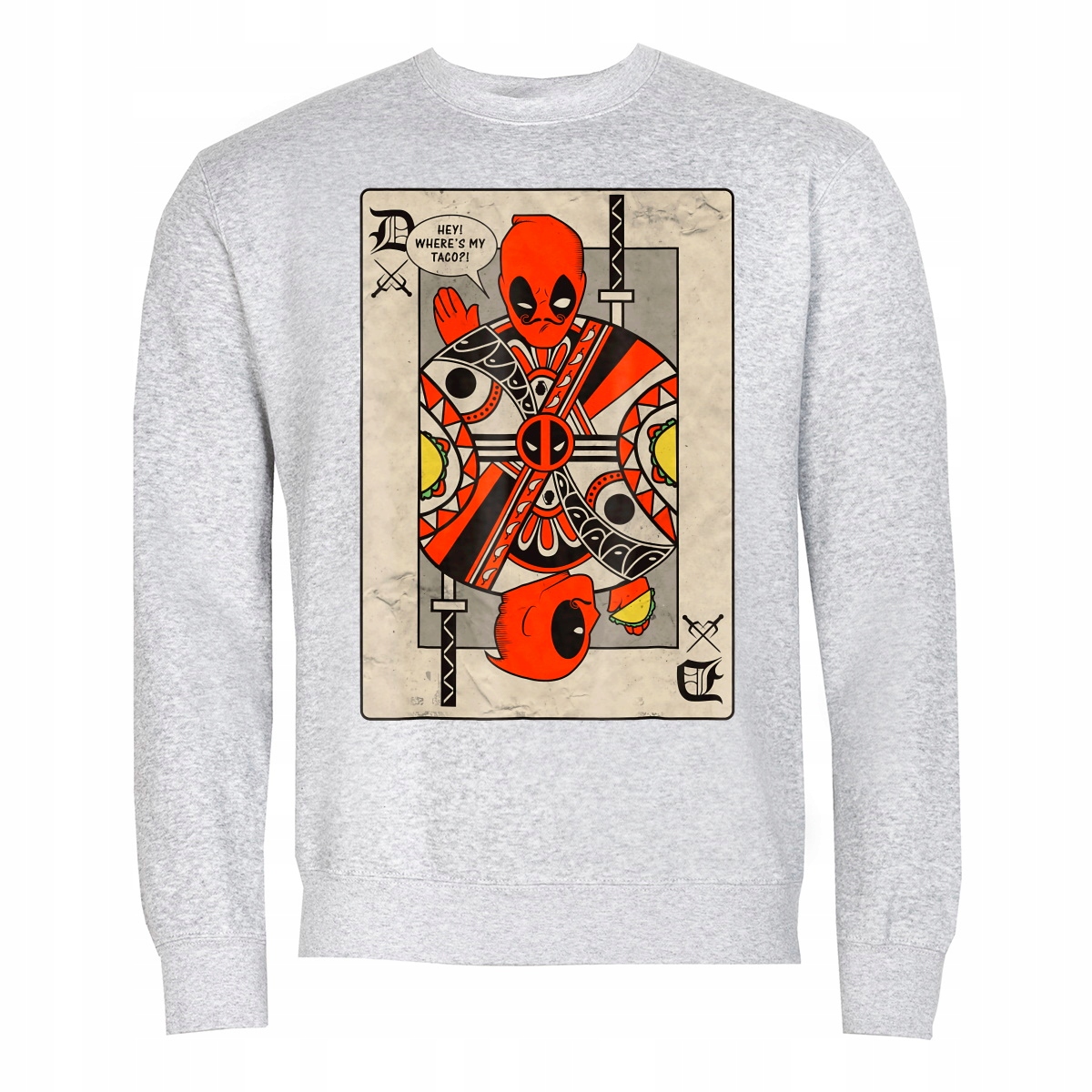 

Męska Bluza Z Nadrukiem Dla Fana Deadpool Marvel