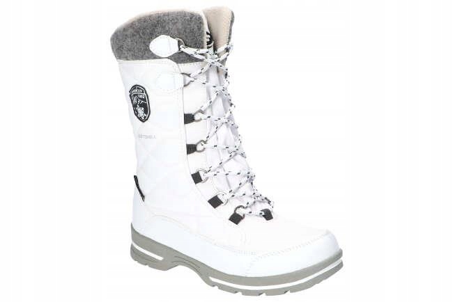 American SN08 Zateplené Sněhule Kozačky Kotníkové Boty Dámské Zimní Boty Bílé 37